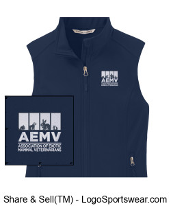 Port Authority Ladies' Core Soft Shell Vest Design Zoom